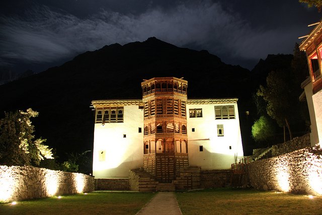 Khaplu Fort Nightview