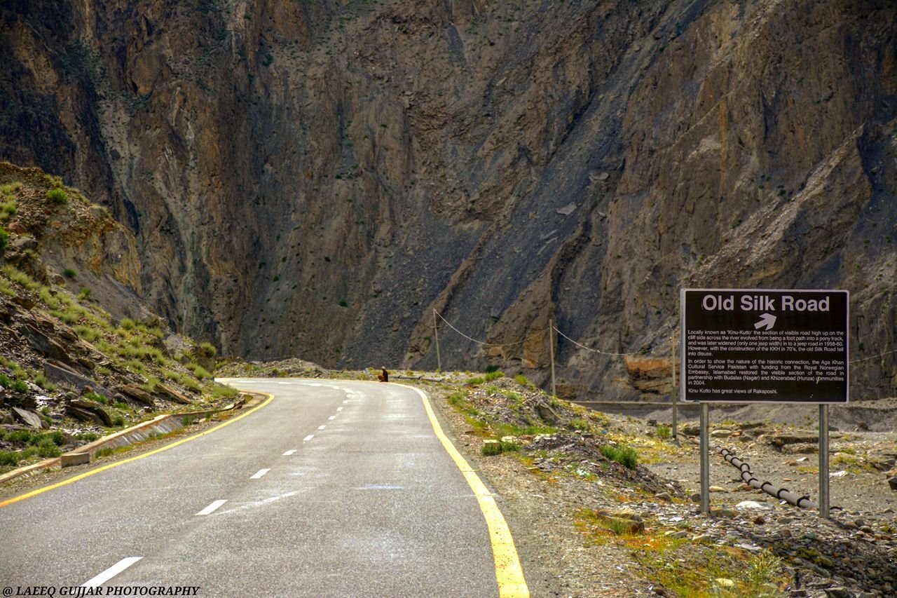 Old silk route Karakoram Highway