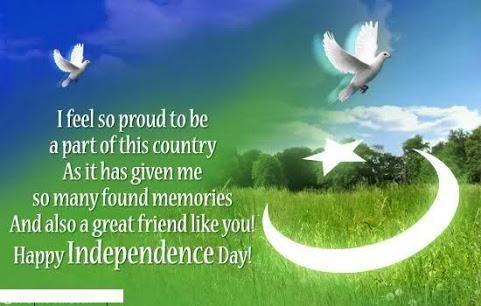 Pakistan Independence day message in English