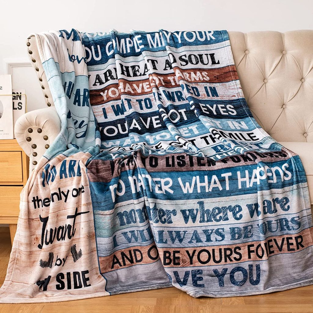 Quote Throw Blankets Christmas gift