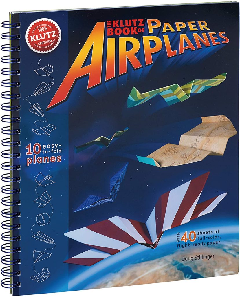 Klutz book paper airplane Christmas gifts 2021